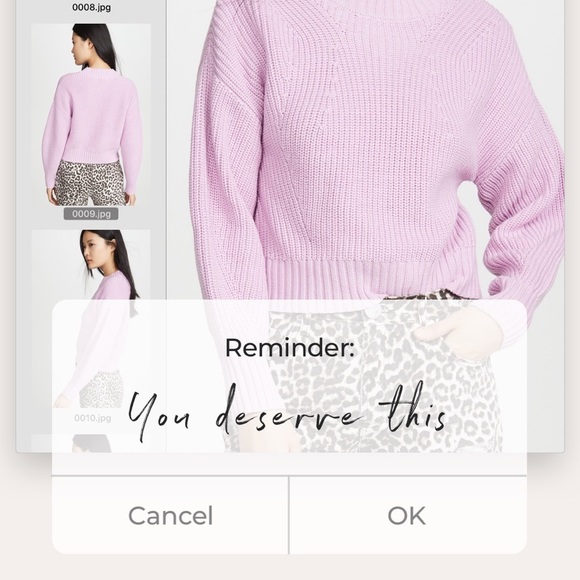 Lilac sweater - Picture 4 of 4